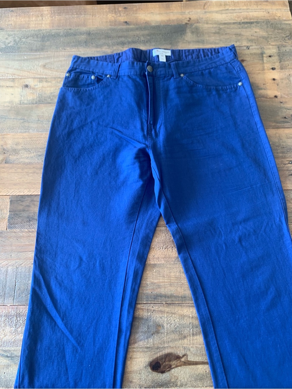 Peter Millar Men's Royal Blue Straight Jeans